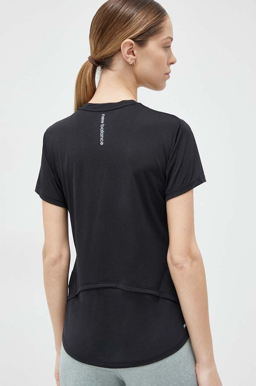 New Balance Тениска за бягане Accelerate в черно - Pepit.bg
