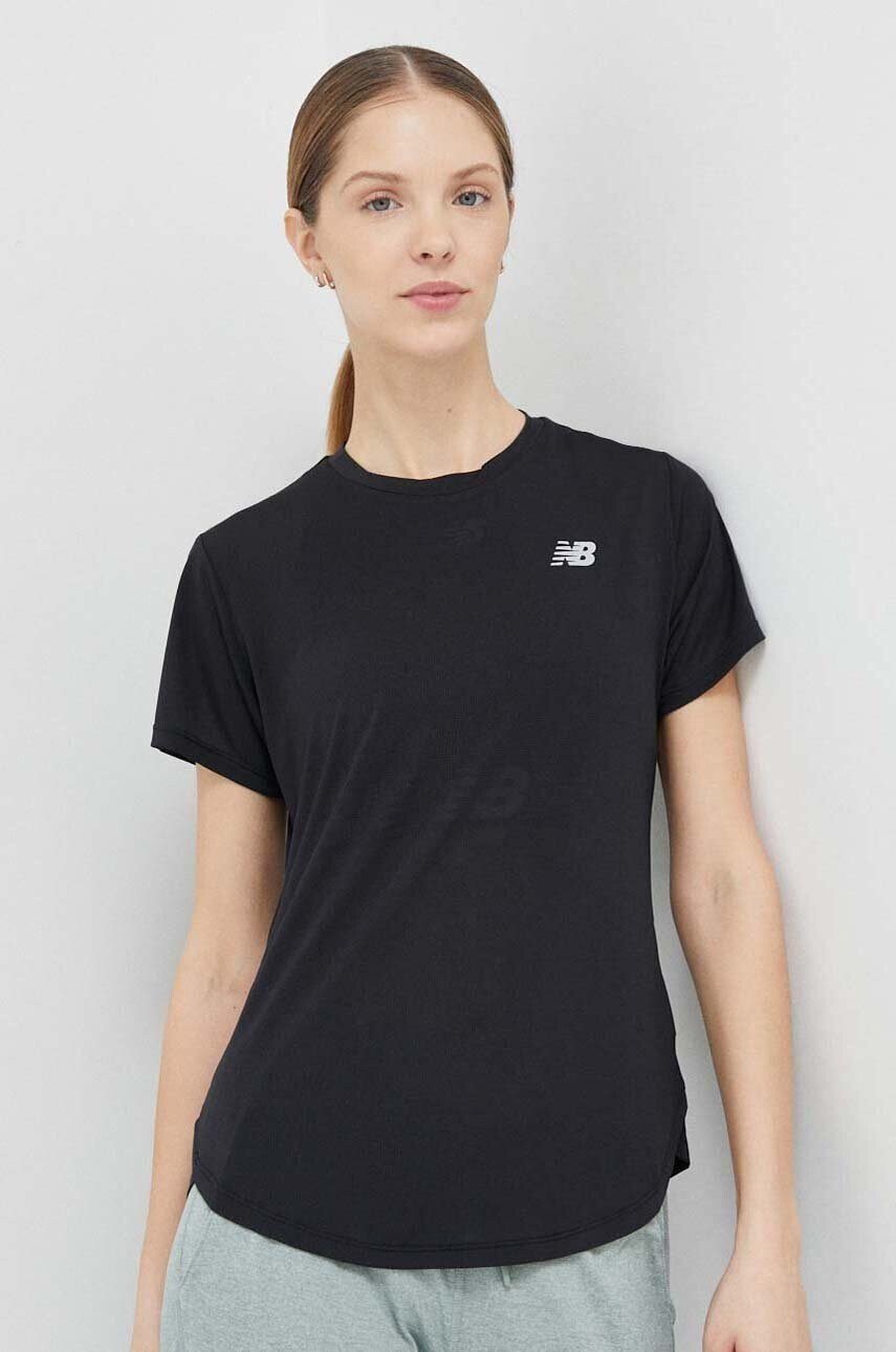 New Balance Тениска за бягане Accelerate в черно - Pepit.bg