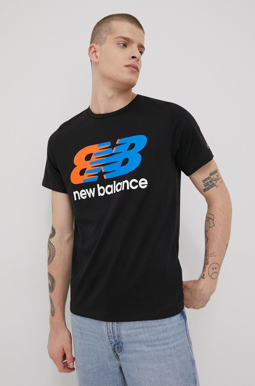 New Balance Тениска за трениране MT11071BM - Pepit.bg