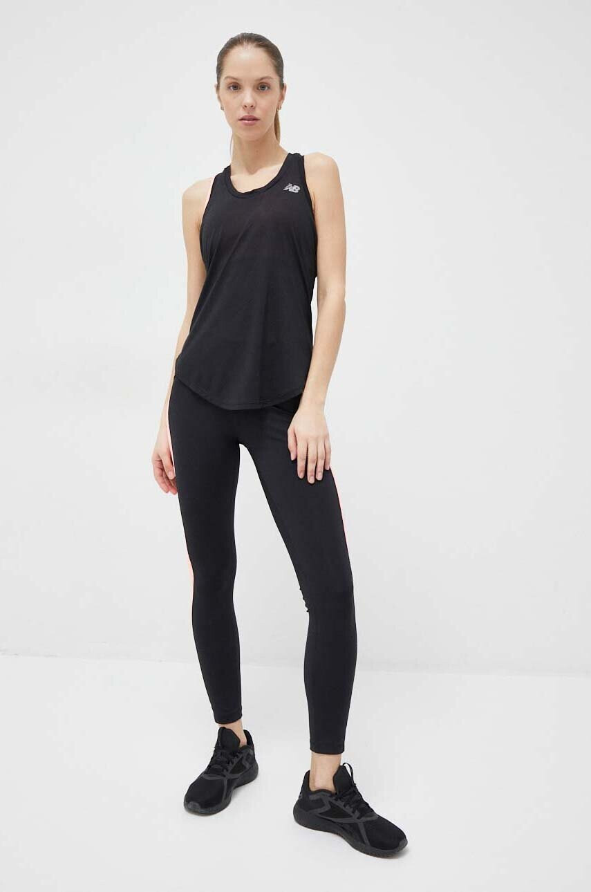 New Balance Топ за бягане Accelerate в черно - Pepit.bg