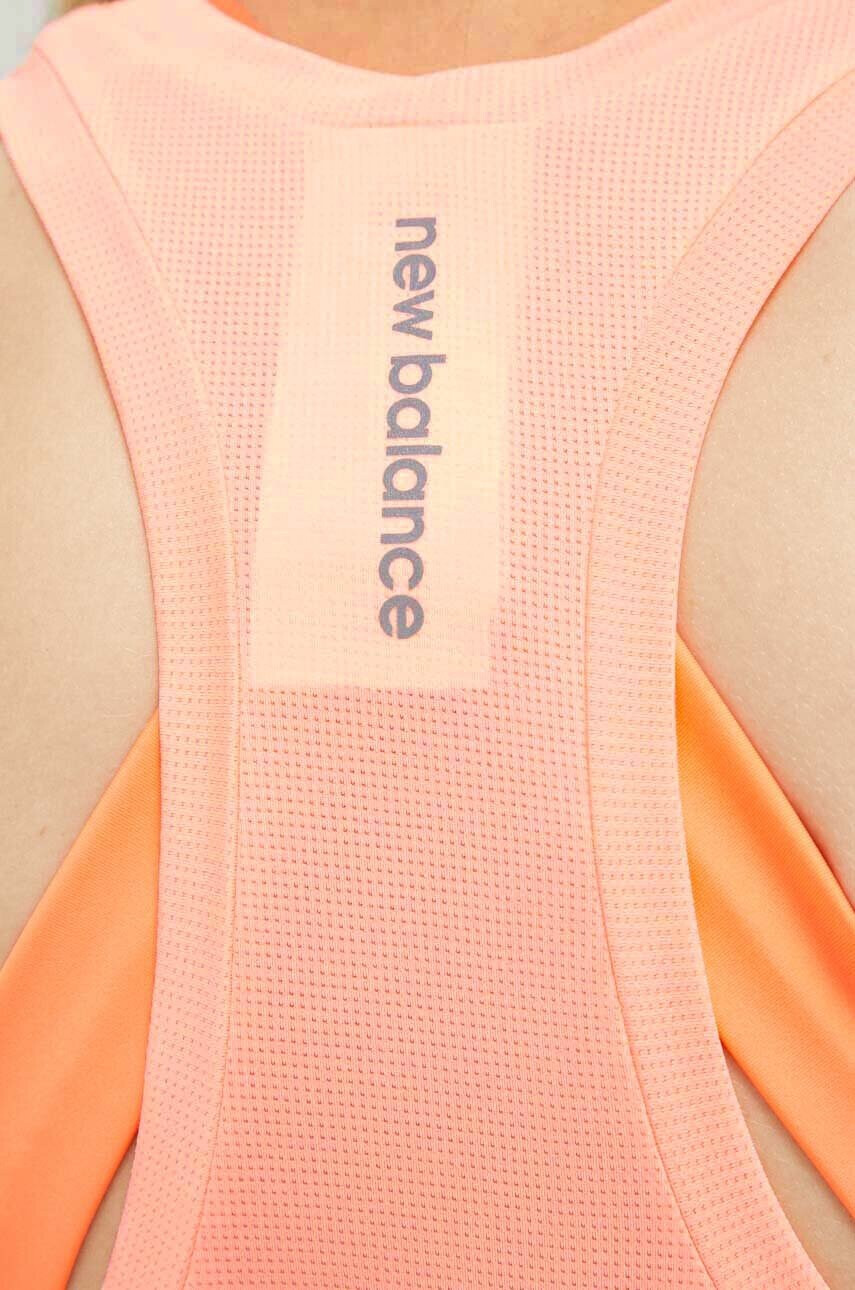 New Balance Топ за бягане Accelerate в оранжево - Pepit.bg
