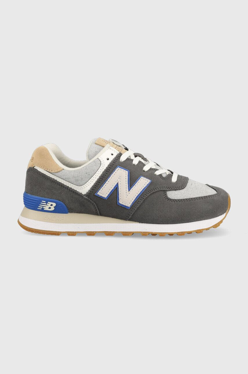 New Balance Велурени маратонки U574ss2 в сиво - Pepit.bg