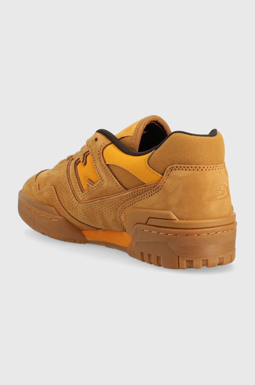 New Balance Велурени маратонки BB550WEA в кафяво - Pepit.bg