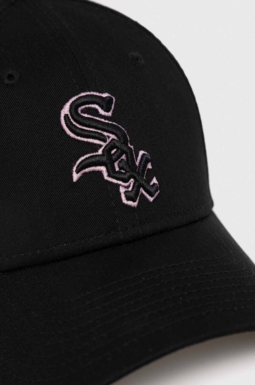 New Era Памучна шапка с козирка в черно с апликация CHICAGO WHITE SOX - Pepit.bg