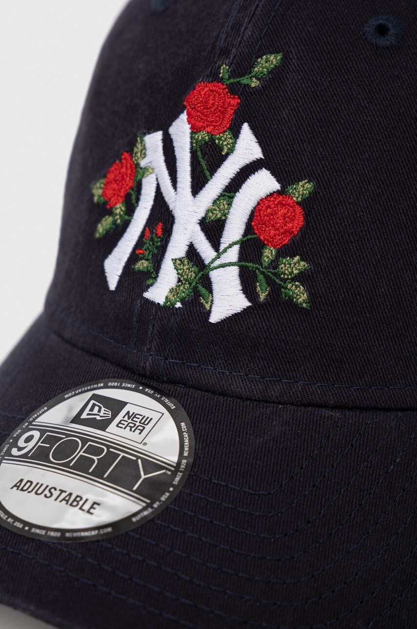 New Era Памучна шапка с козирка в жълто с десен NEW YORK YANKEES - Pepit.bg