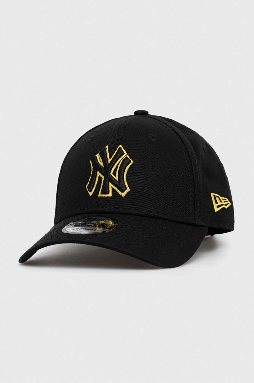 New Era Памучна шапка с козирка в зелено с апликация NEW YORK YANKEES - Pepit.bg