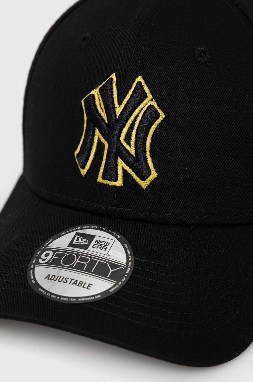 New Era Памучна шапка с козирка в зелено с апликация NEW YORK YANKEES - Pepit.bg