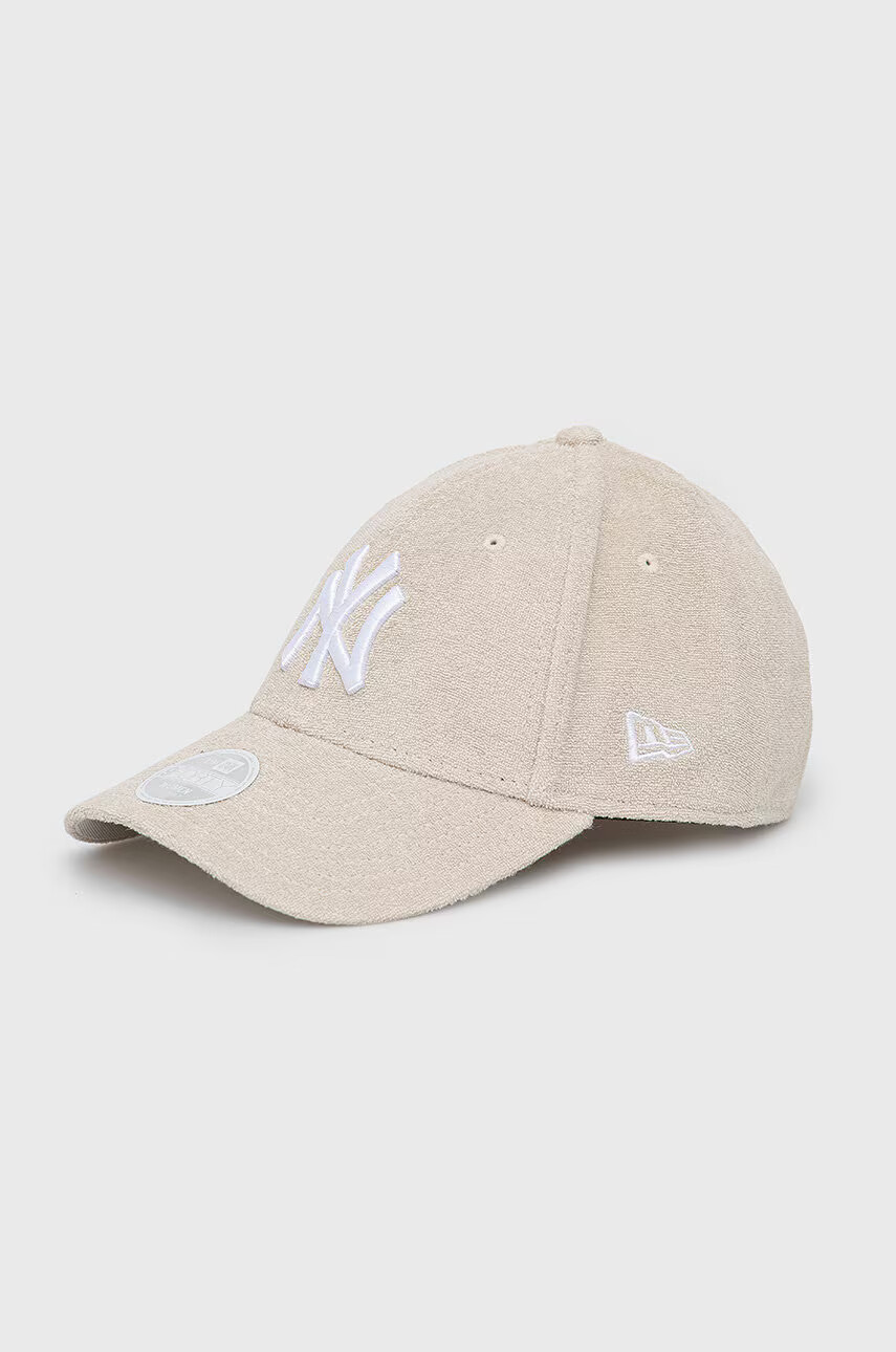New Era Шапка в бежово с апликация - Pepit.bg
