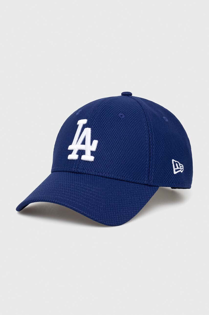 New Era Шапка с козирка в тъмносиньо с апликация LOS ANGELES DODGERS - Pepit.bg