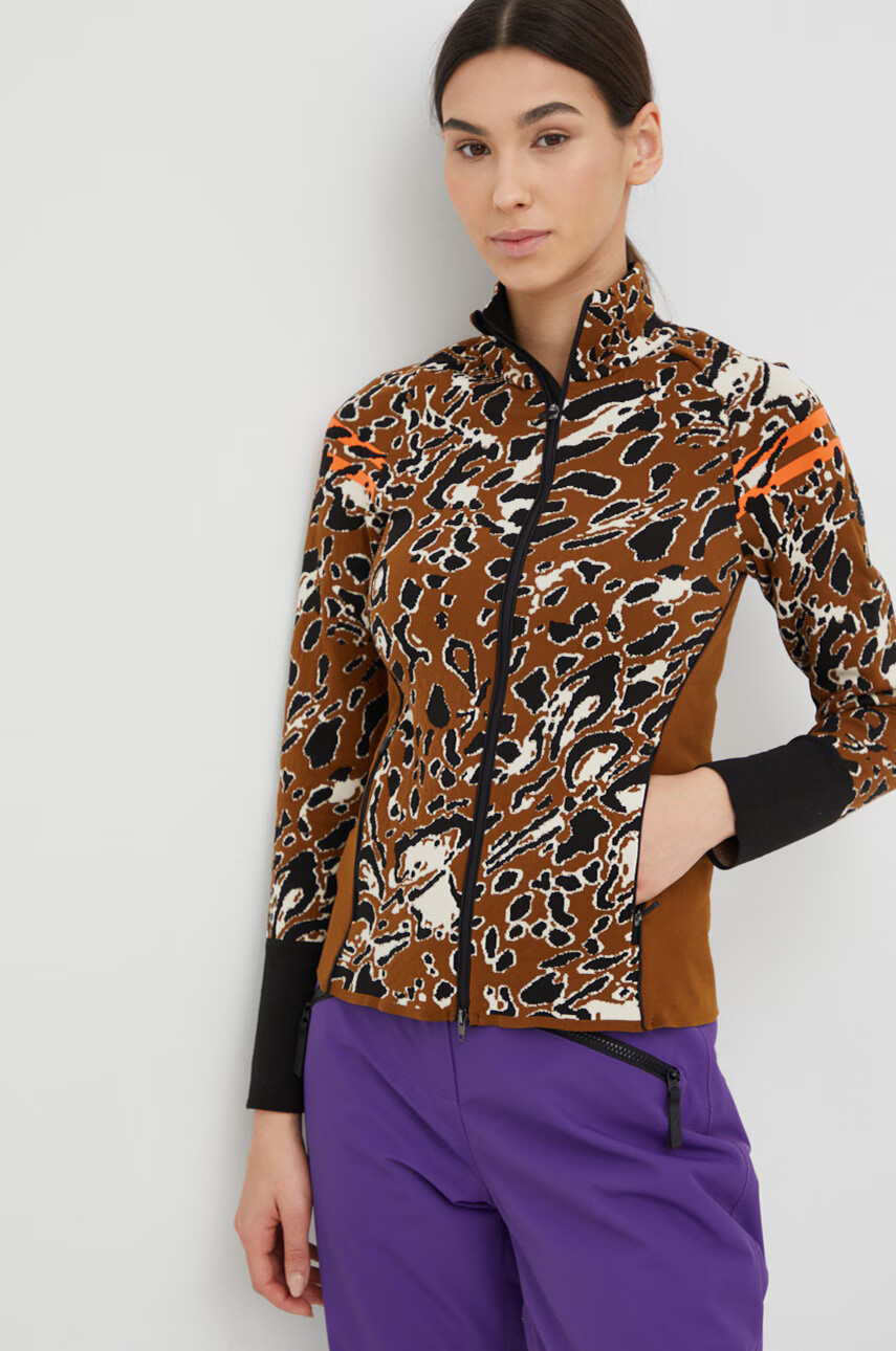 Newland Спортен суичър Ivy в кафяво с десен - Pepit.bg