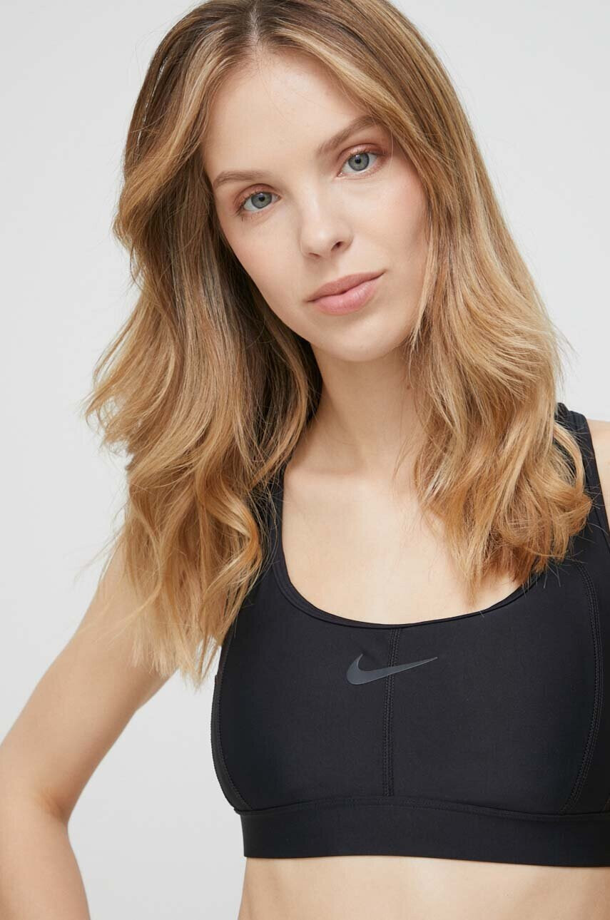 Nike Горнище на бански в черно с меки чашки - Pepit.bg