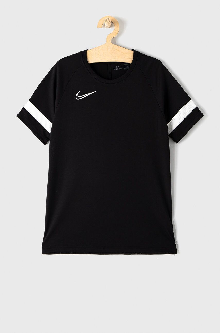 Nike Kids Детска тениска в черно с изчистен дизайн - Pepit.bg