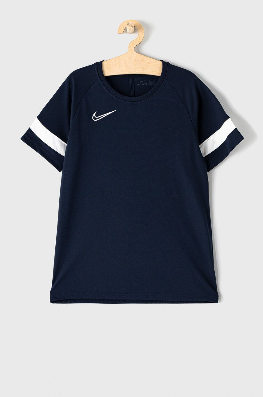 Nike Kids Детска тениска в тъмносиньо с изчистен дизайн - Pepit.bg