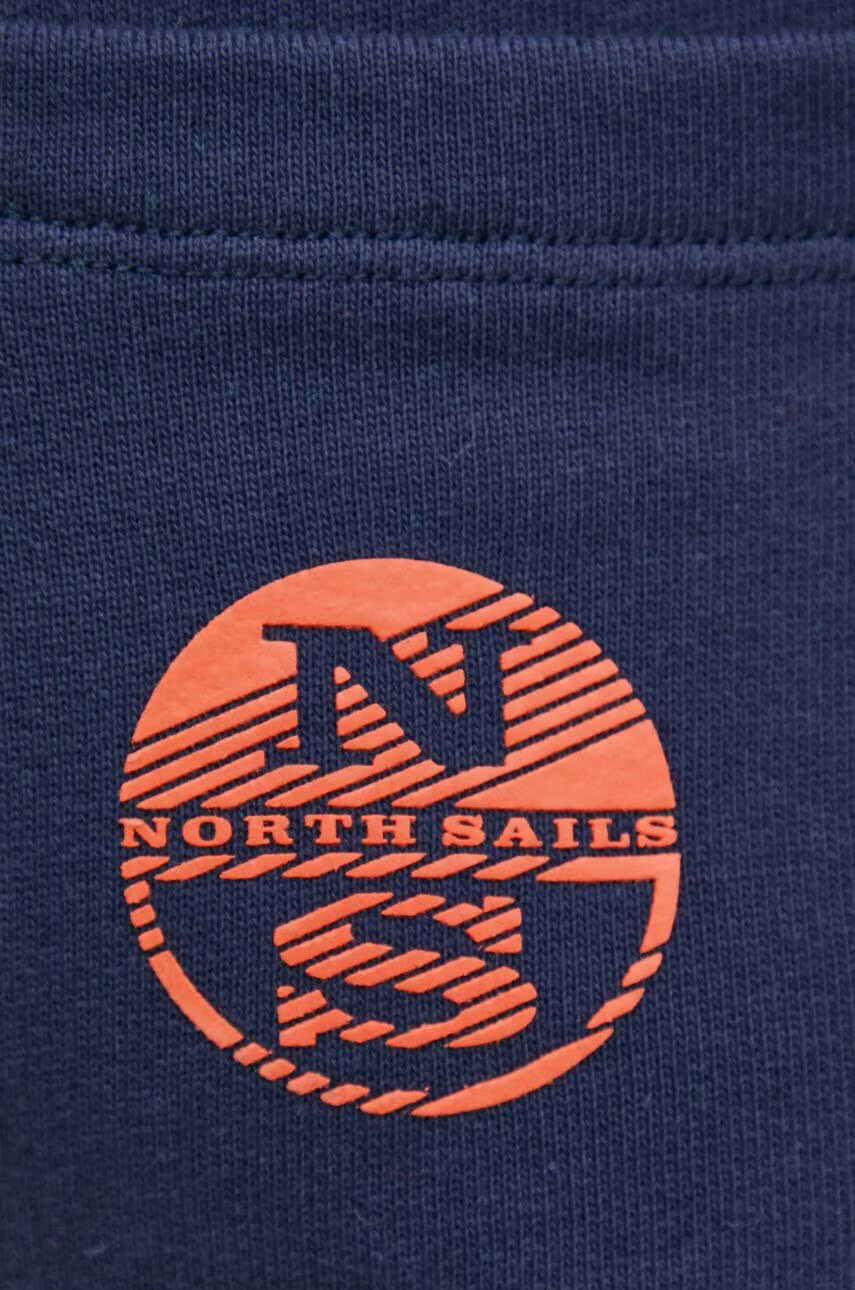North Sails Памучен къс панталон в тъмносиньо - Pepit.bg