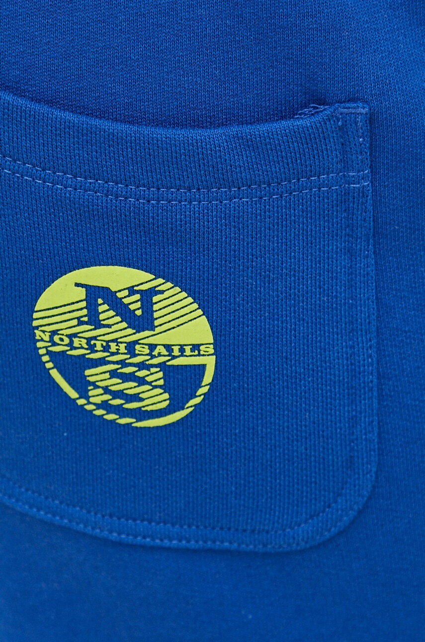 North Sails Памучен къс панталон в синьо - Pepit.bg