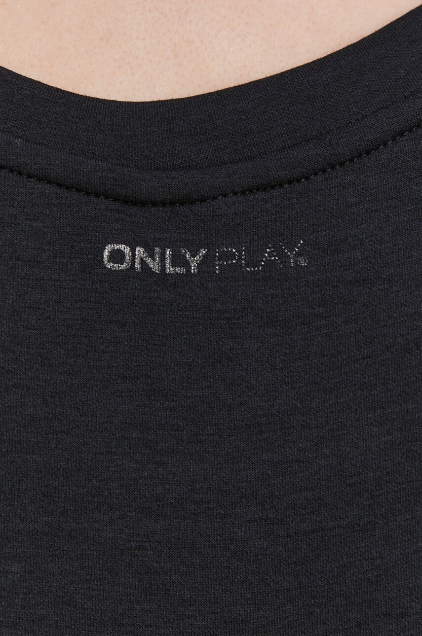 Only Play Суичър дамски в черно с изчистен дизайн - Pepit.bg