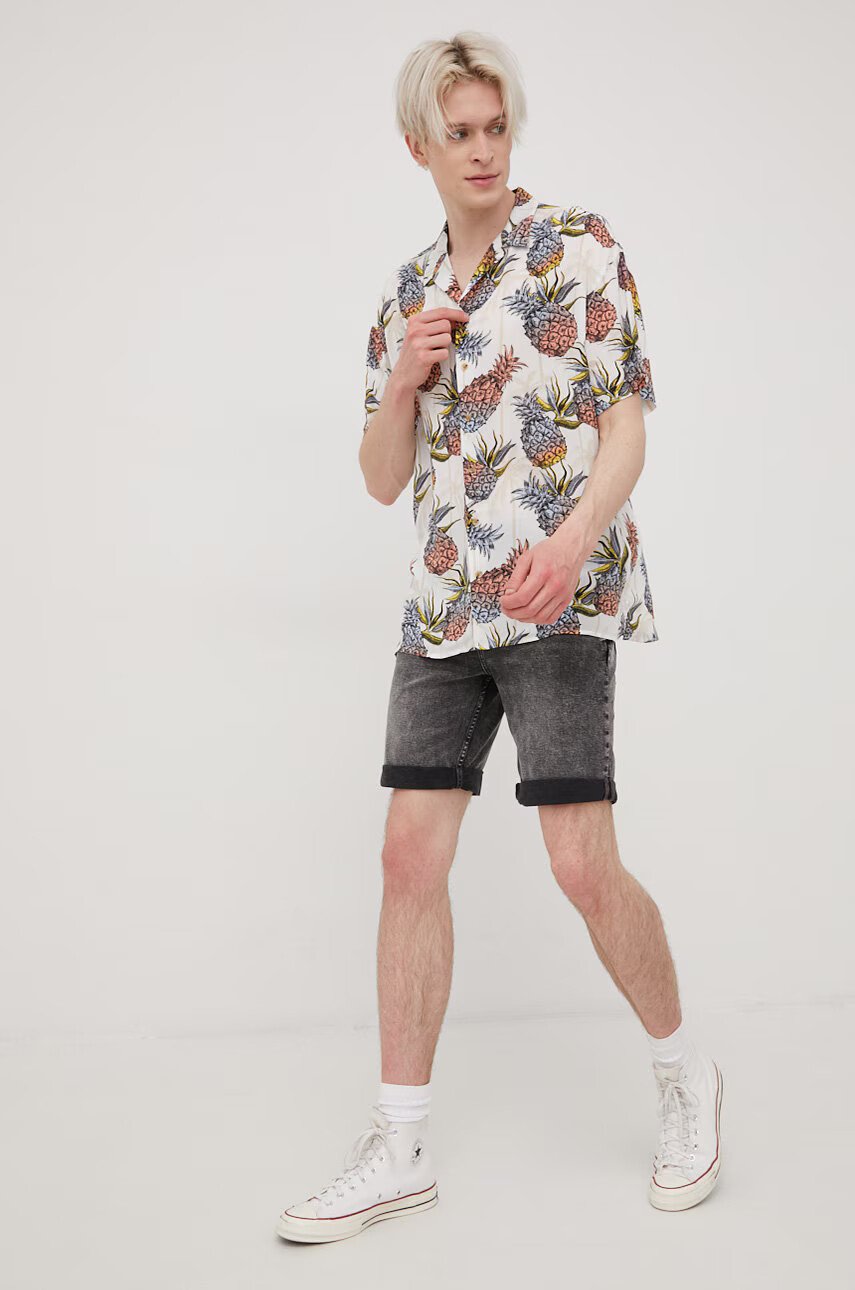 Only & Sons Дънкови къси панталони в сиво - Pepit.bg