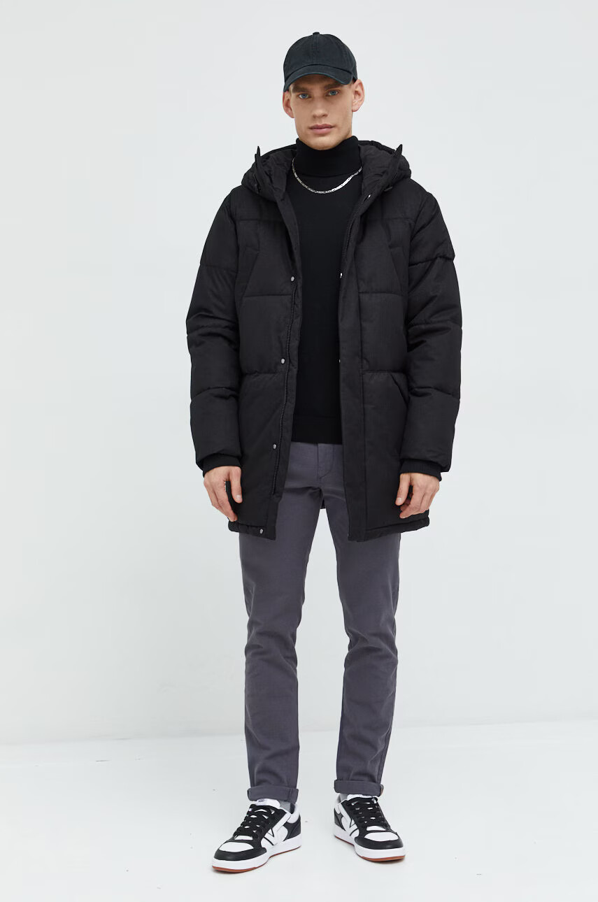 Only & Sons Яке в черно със зимна изолация - Pepit.bg