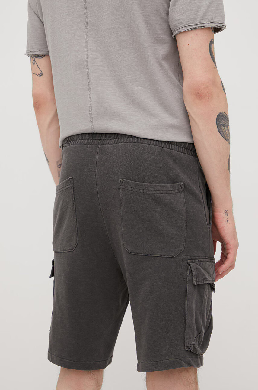 Only & Sons Памучен къс панталон в сиво - Pepit.bg