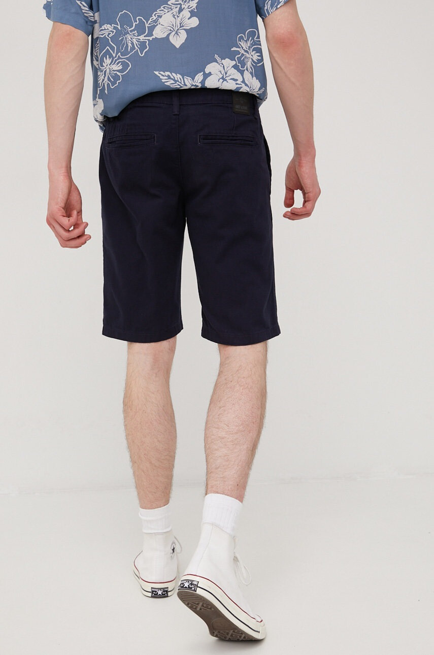 Only & Sons Памучен къс панталон в тъмносиньо - Pepit.bg