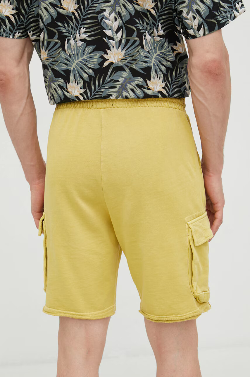 Only & Sons Памучен къс панталон в жълто - Pepit.bg