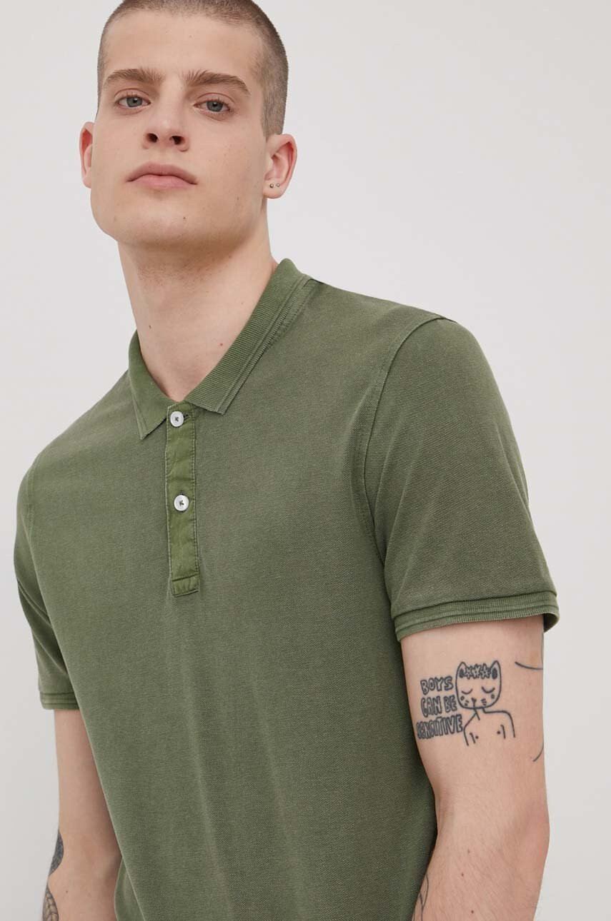 Only & Sons Памучна тениска с яка - Pepit.bg