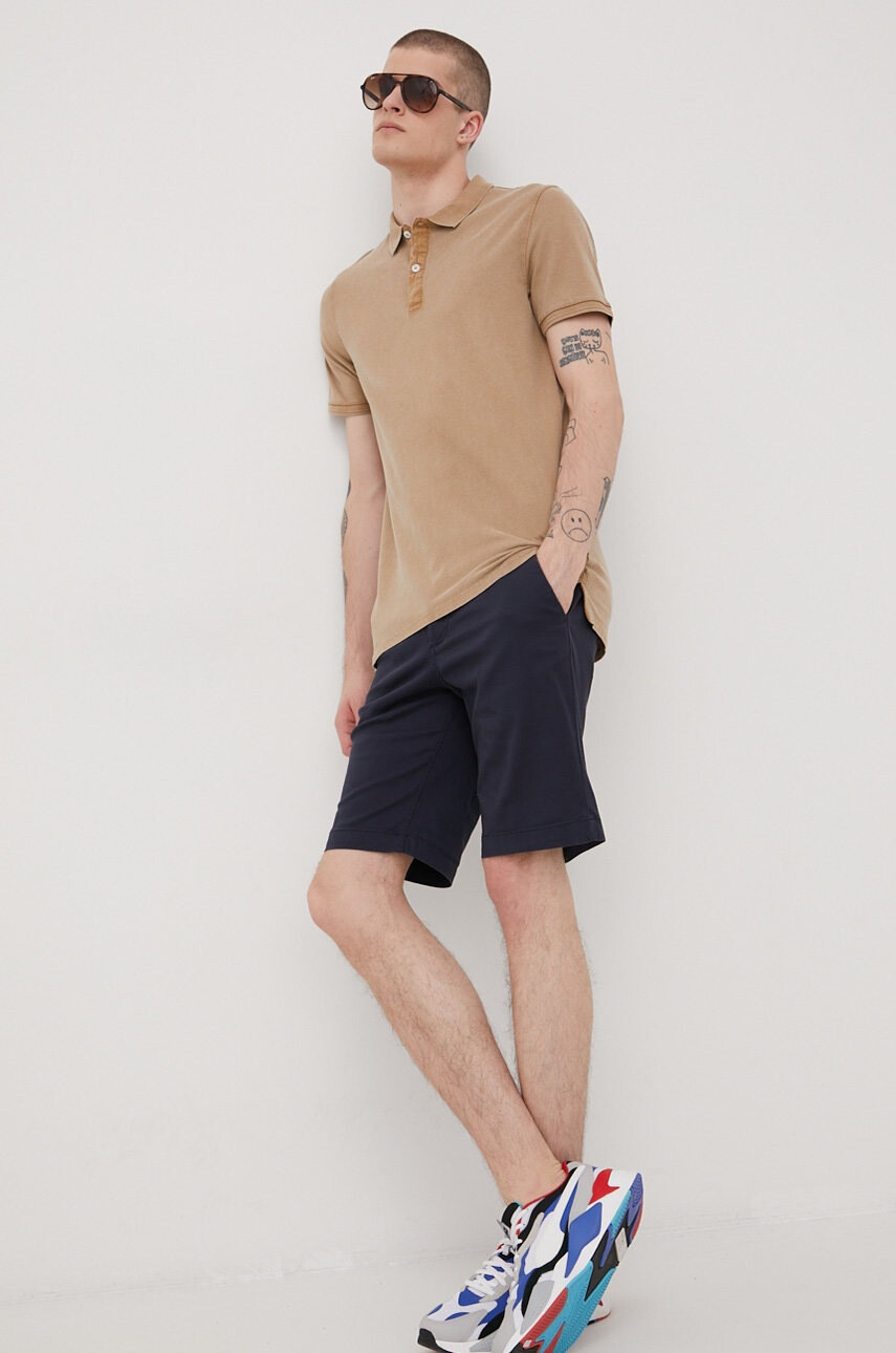 Only & Sons Памучна тениска с яка - Pepit.bg