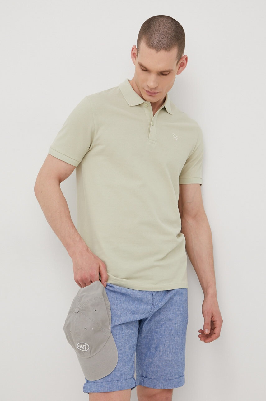 Only & Sons Памучна тениска с яка - Pepit.bg