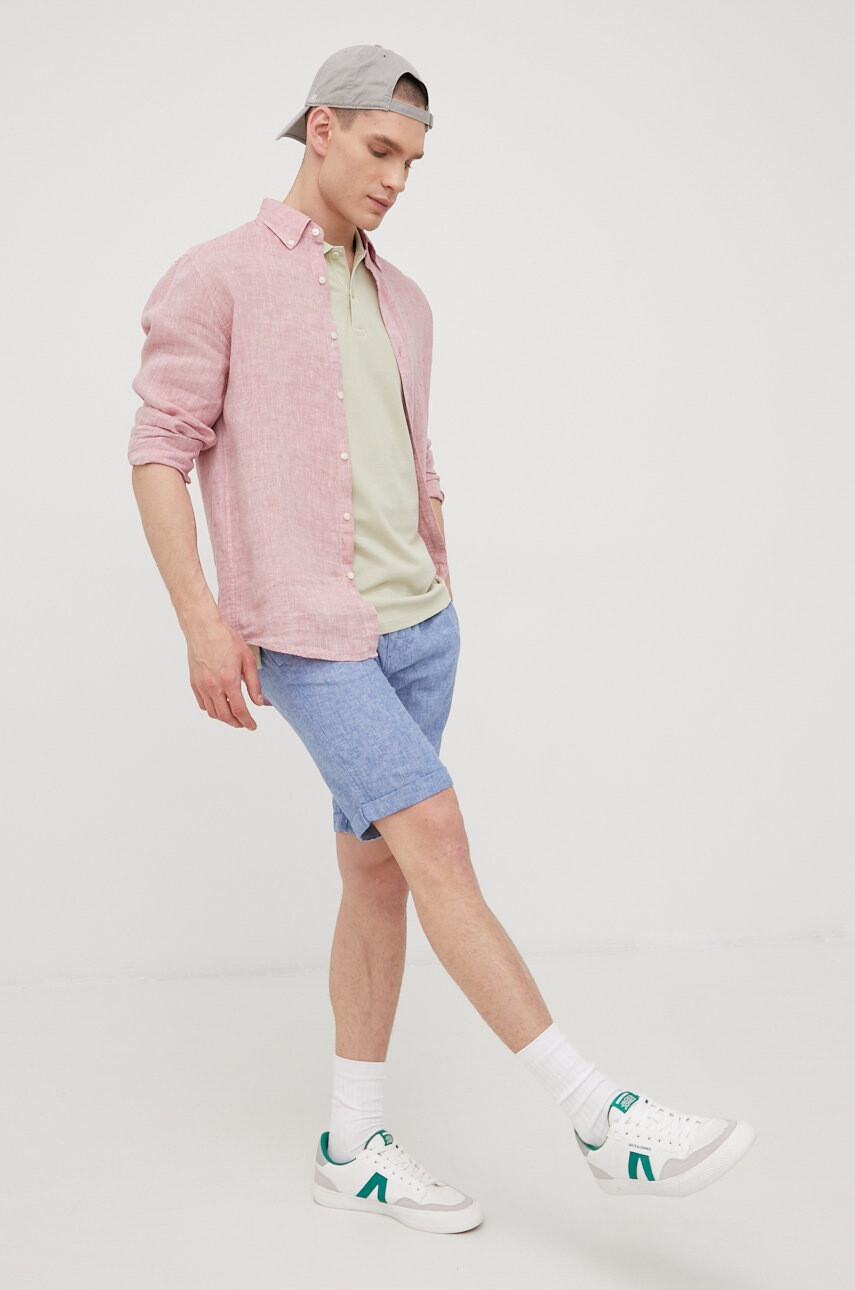 Only & Sons Памучна тениска с яка - Pepit.bg
