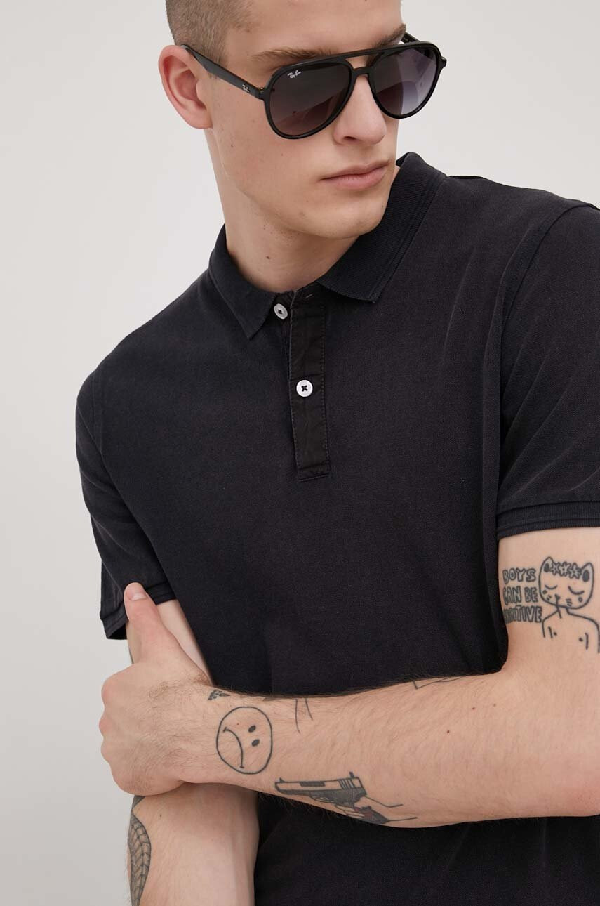 Only & Sons Памучна тениска с яка - Pepit.bg