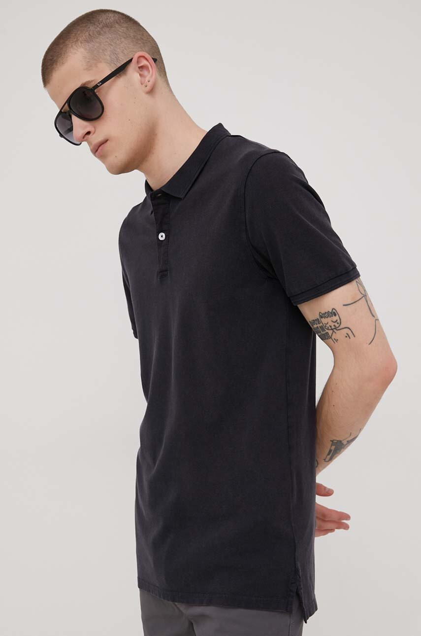Only & Sons Памучна тениска с яка - Pepit.bg