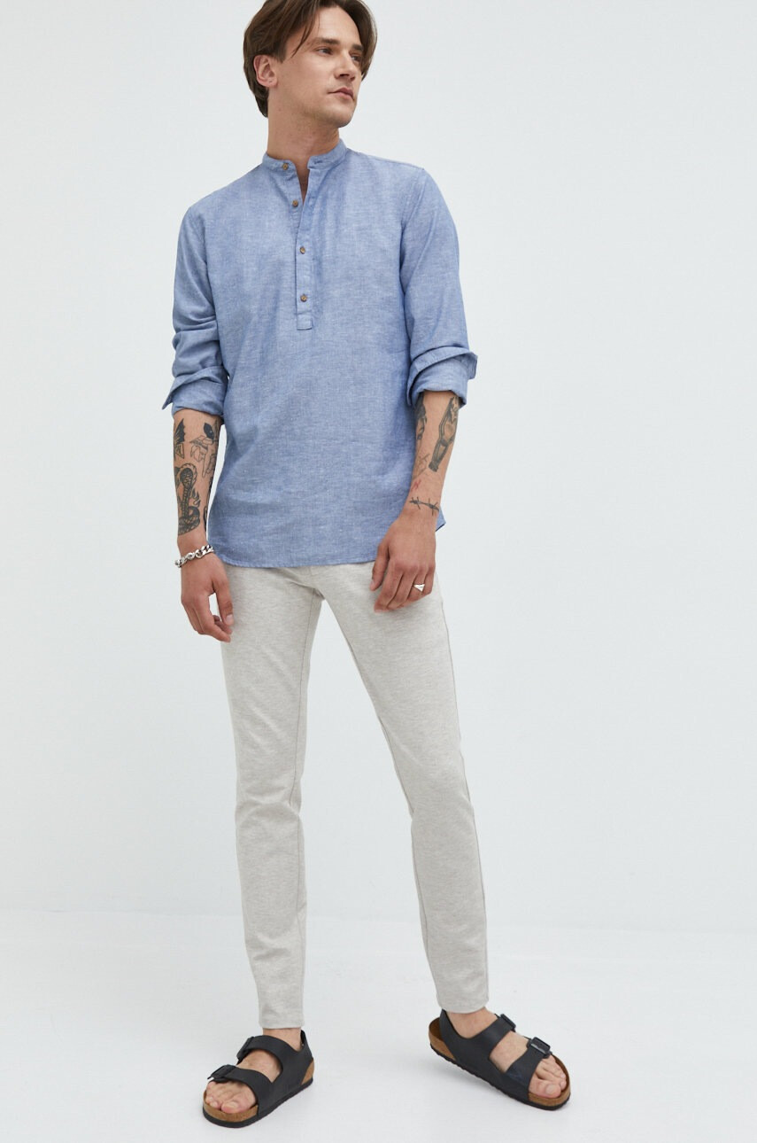 Only & Sons Панталони в сиво със стандартна кройка - Pepit.bg