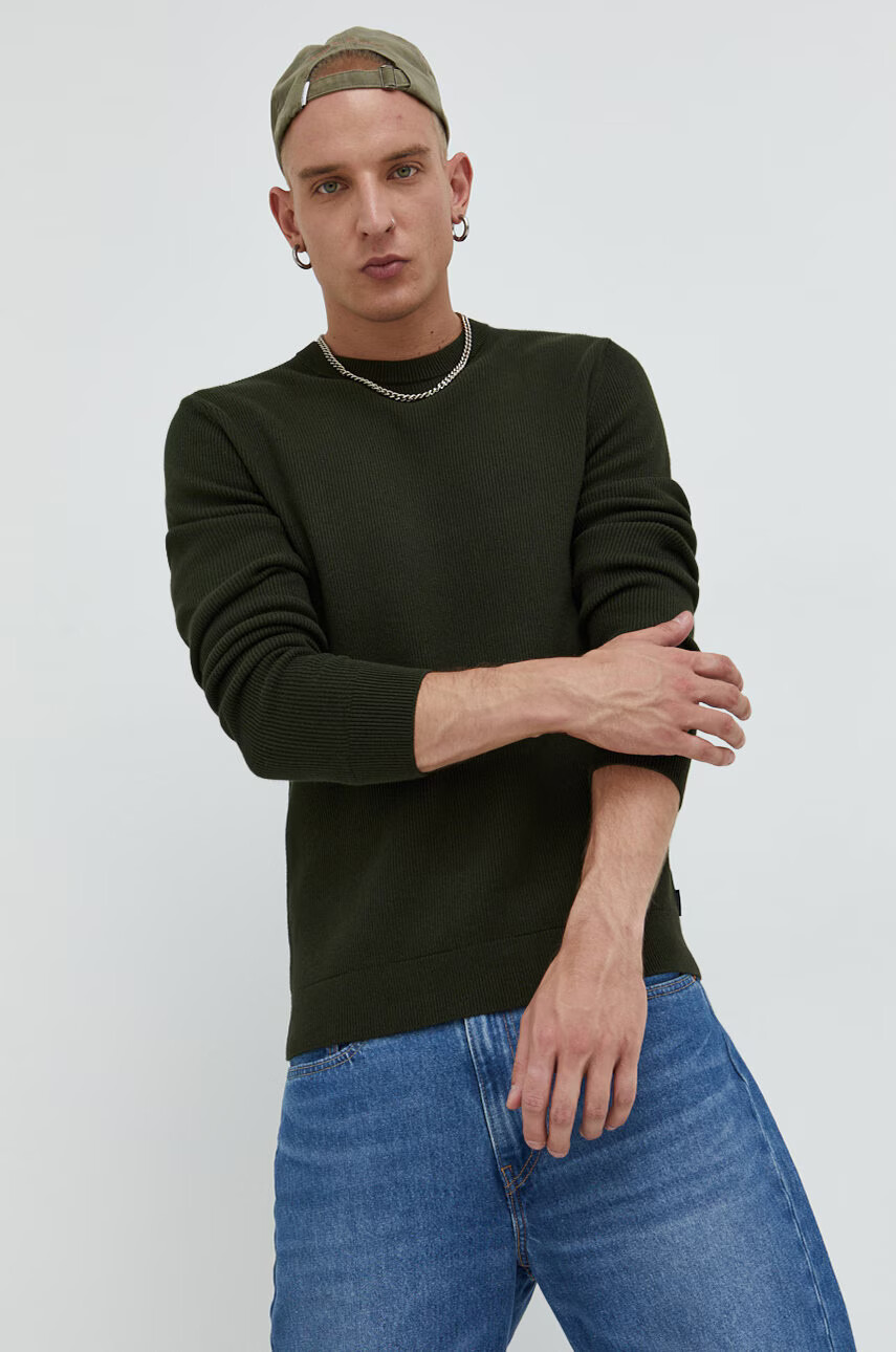 Only & Sons Пуловер мъжки в зелено - Pepit.bg