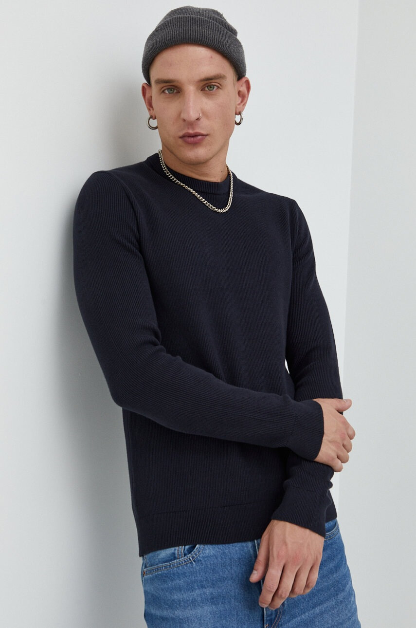 Only & Sons Пуловер мъжки в тъмносиньо - Pepit.bg