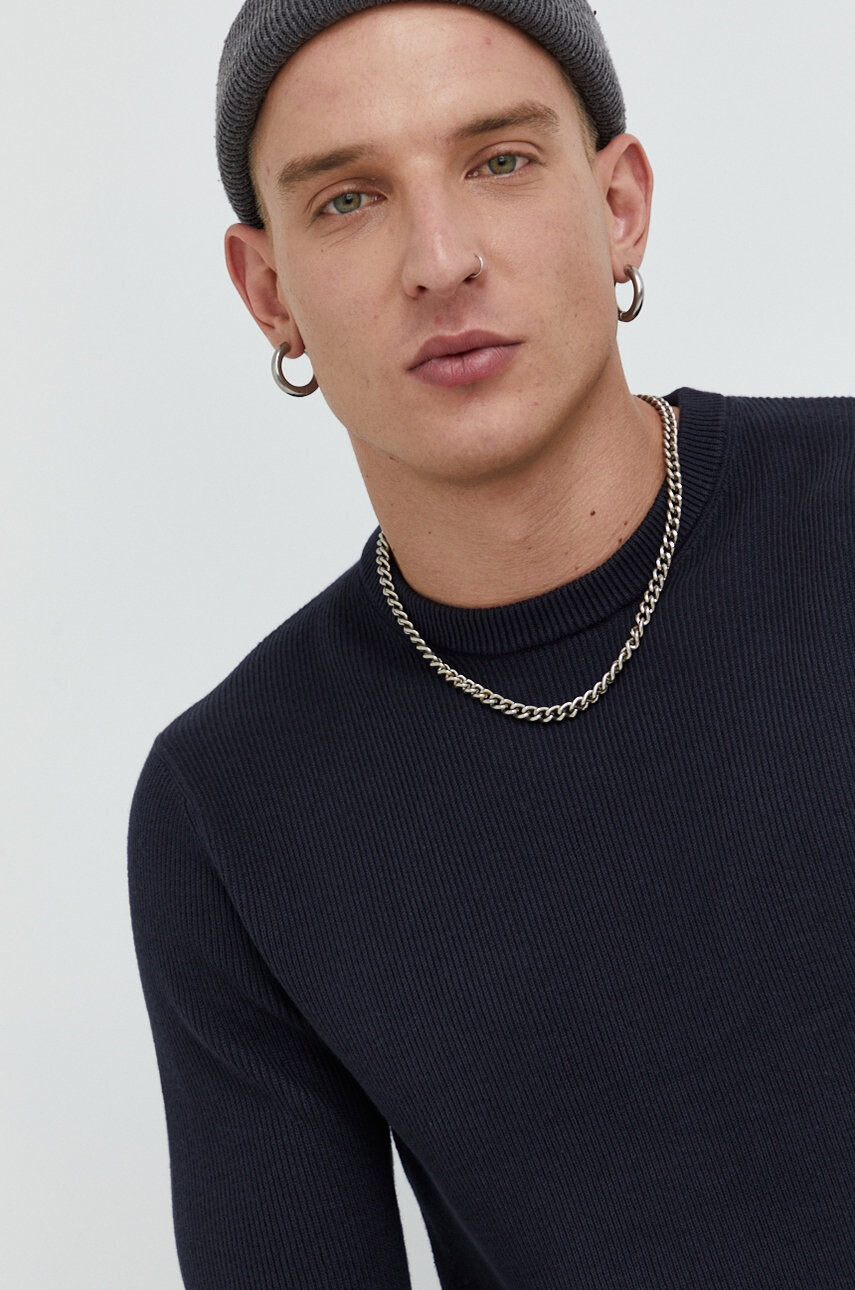 Only & Sons Пуловер мъжки в тъмносиньо - Pepit.bg