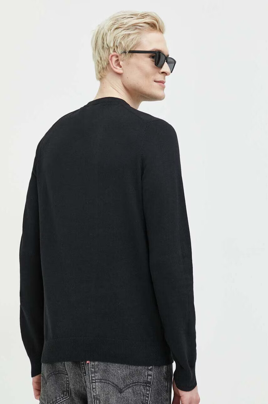 Only & Sons Пуловер мъжки в черно от лека материя - Pepit.bg