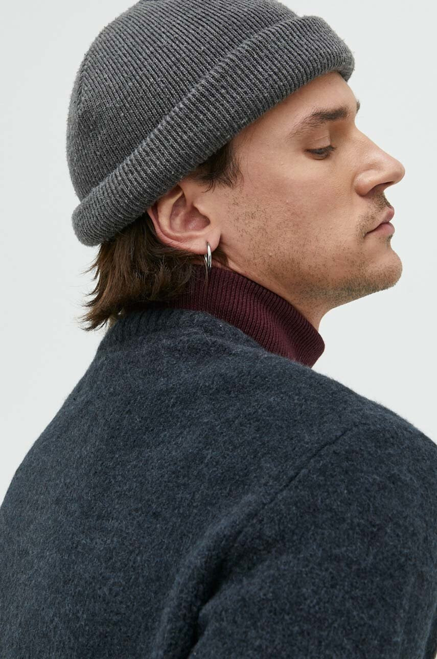 Only & Sons Пуловер с вълна мъжки в тъмносиньо - Pepit.bg