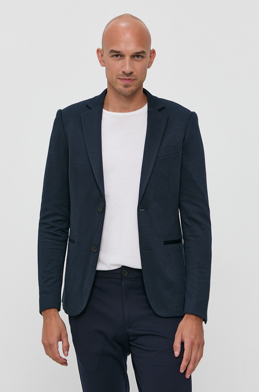 Only & Sons Сако мъжко в тъмносиньо - Pepit.bg