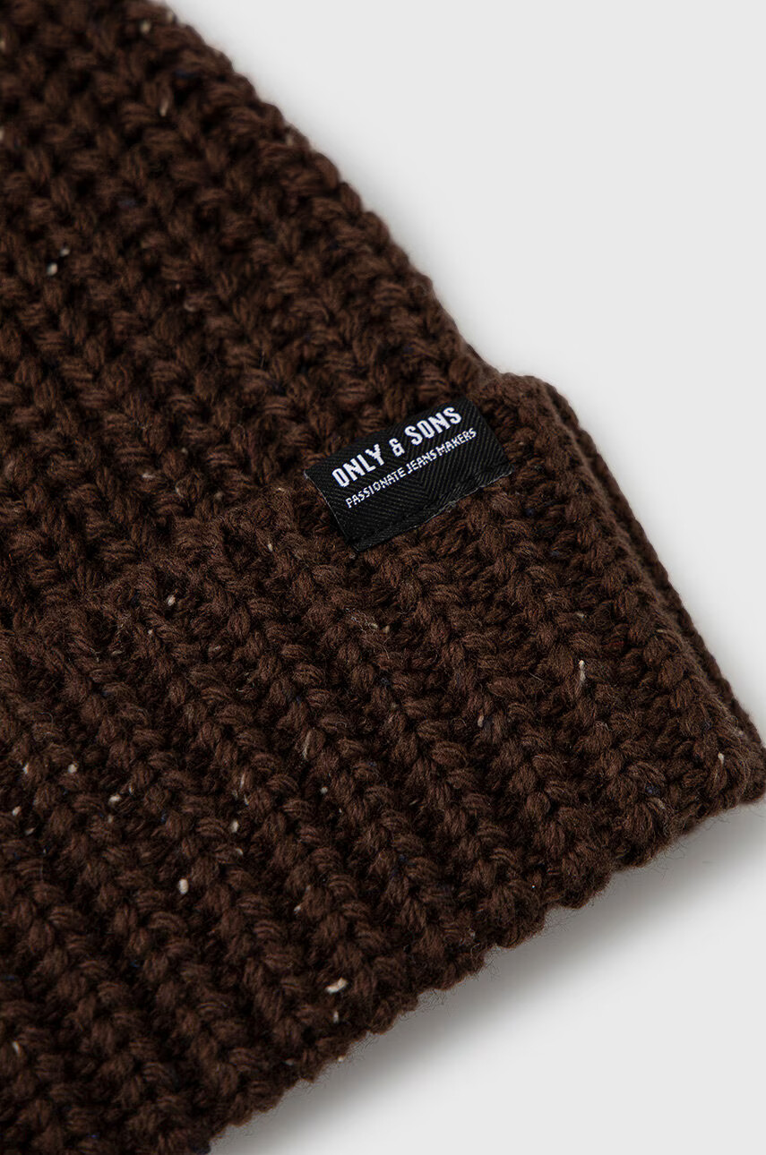 Only & Sons Шапка в кафяво - Pepit.bg