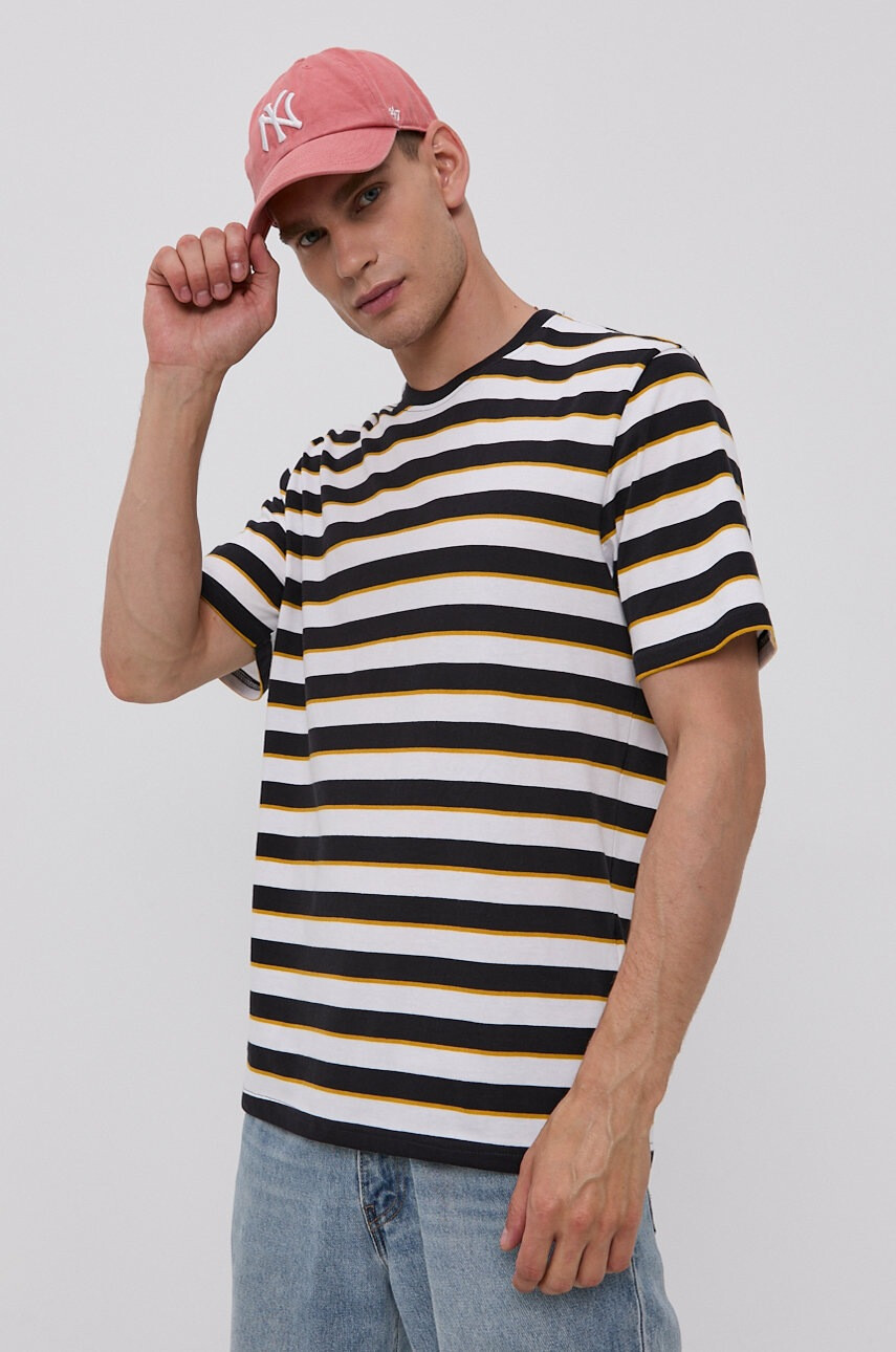 Only & Sons Тениска мъжка в бяло с десен - Pepit.bg