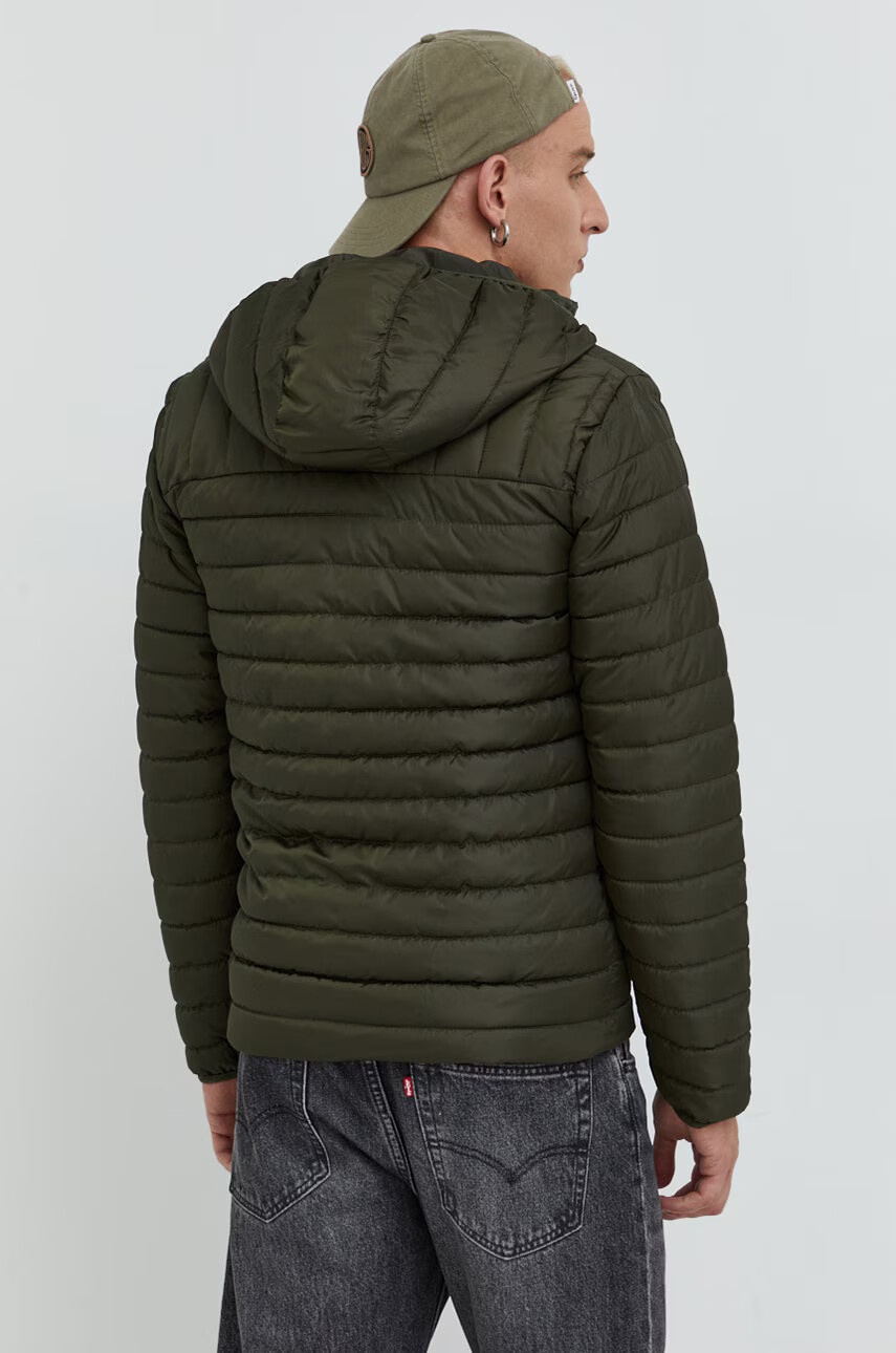 Only & Sons Яке в зелено с преходна изолация - Pepit.bg