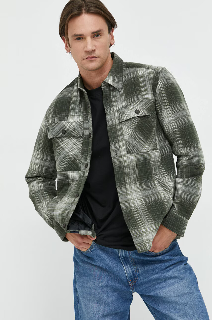 Only & Sons Яке в зелено с преходна изолация - Pepit.bg
