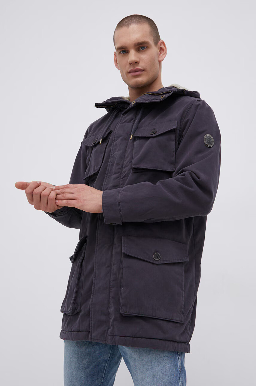 Only & Sons Яке мъжко в тъмносиньо с преходна изолация - Pepit.bg