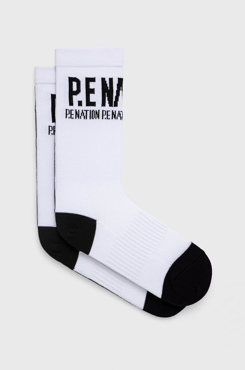P.E Nation Чорапи в бяло - Pepit.bg