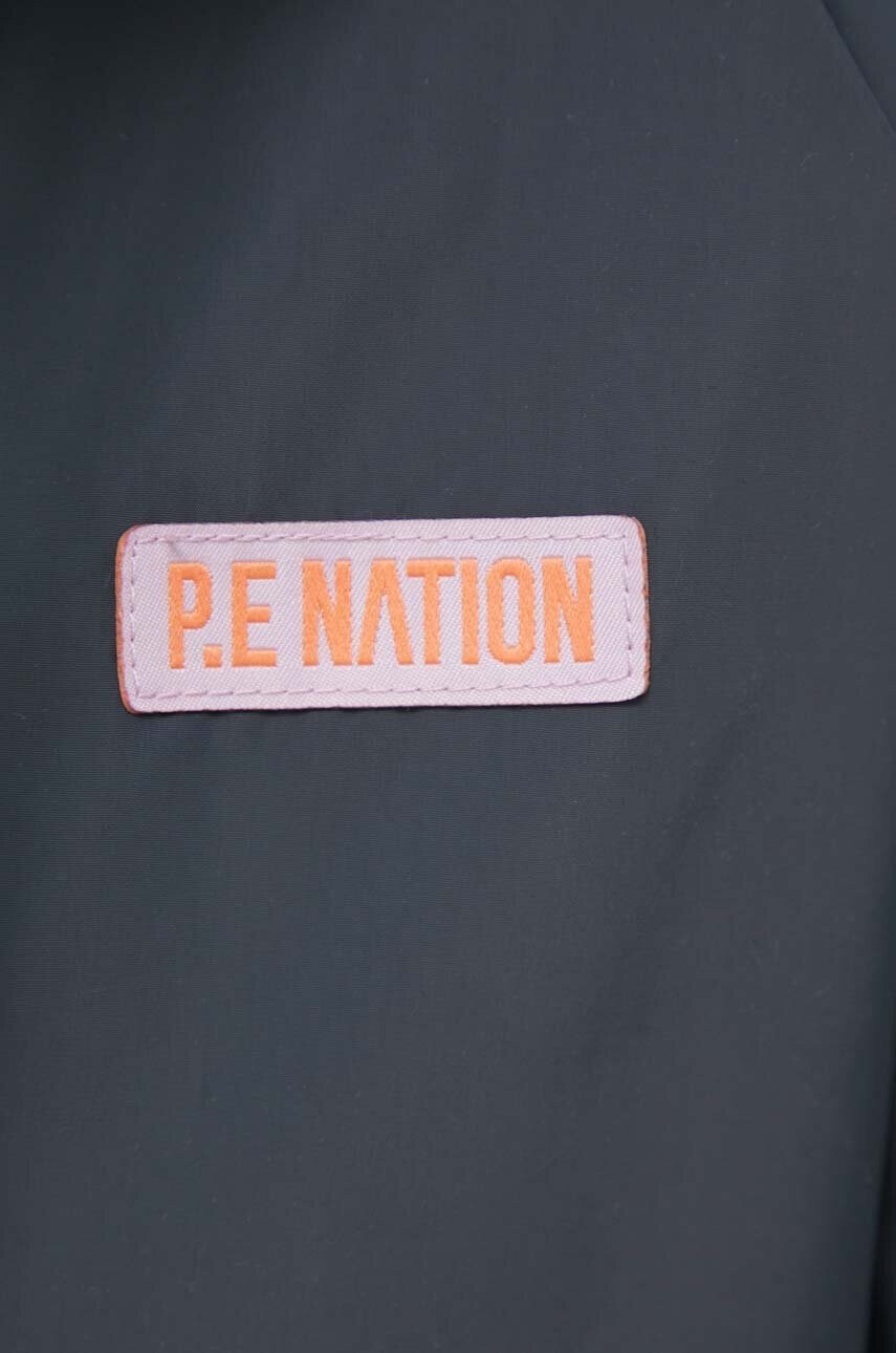 P.E Nation Яке с две лица в бежово преходен модел с уголемена кройка - Pepit.bg
