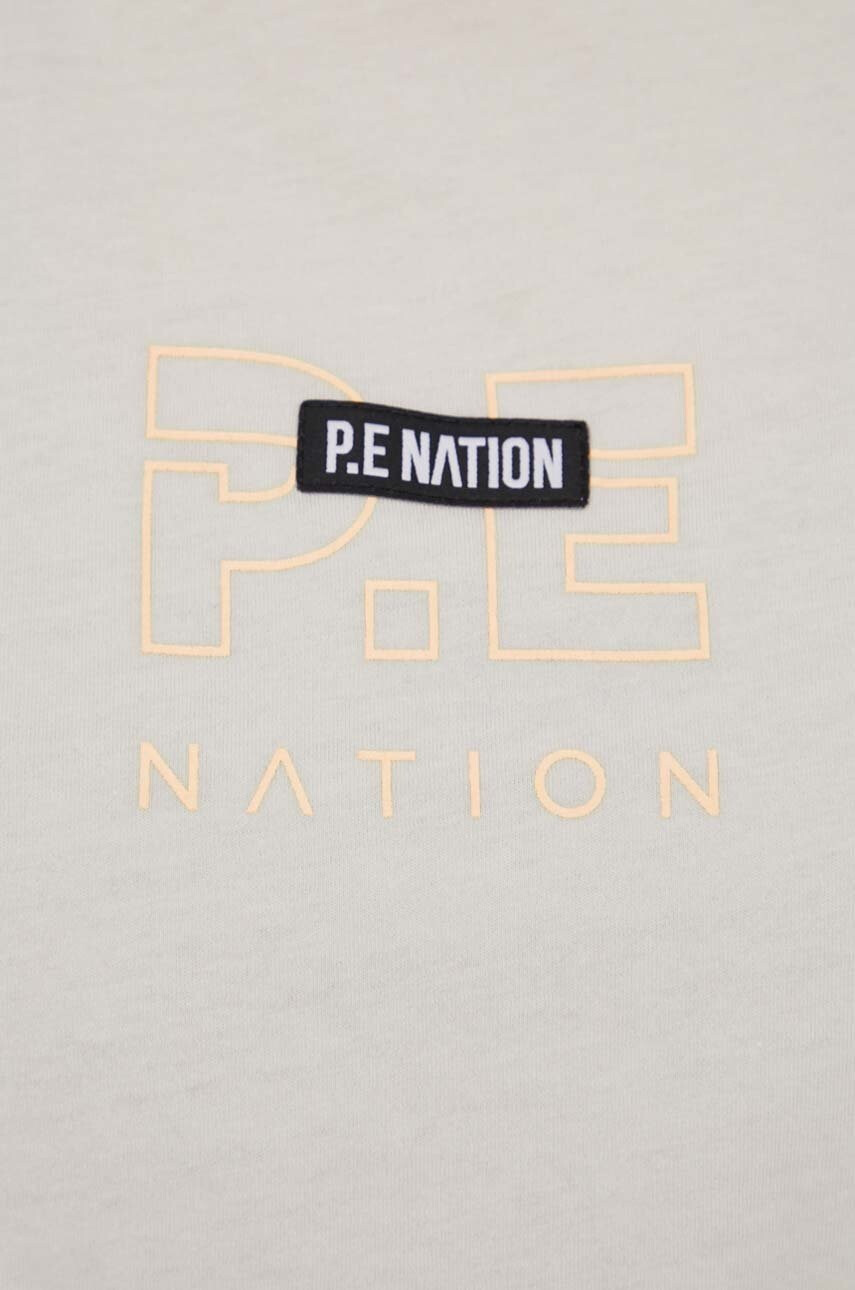 P.E Nation Памучен топ в черно - Pepit.bg