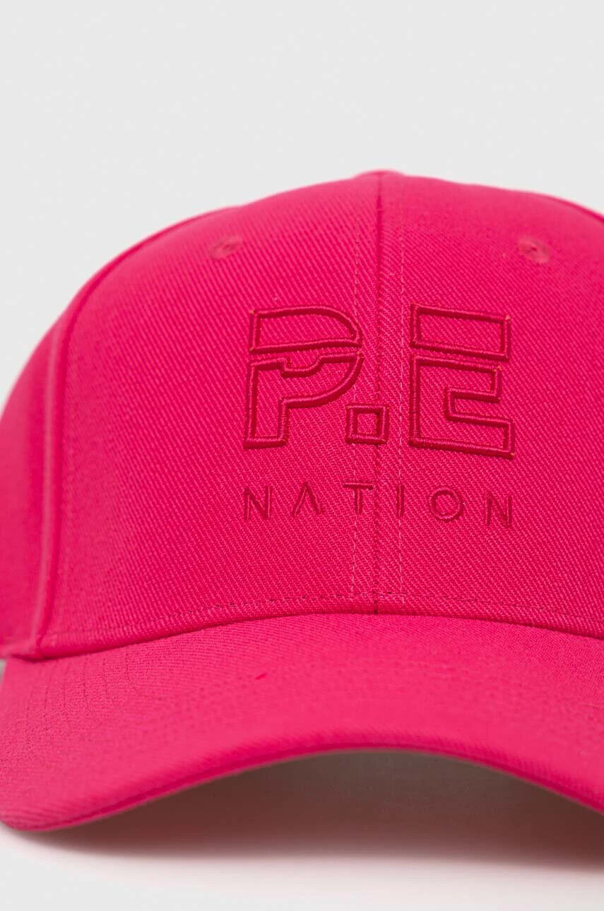 P.E Nation Шапка с козирка в розово с апликация - Pepit.bg