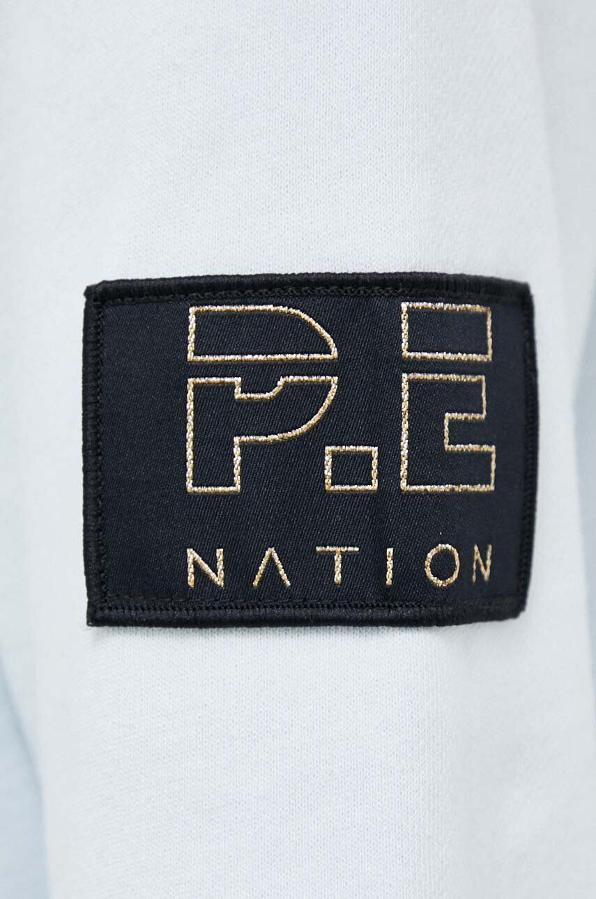 P.E Nation Суичър в бежово с изчистен дизайн - Pepit.bg