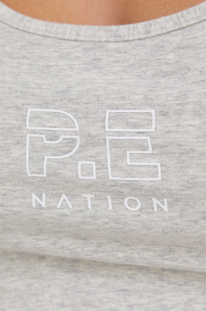 P.E Nation Сутиен в сиво от памук - Pepit.bg