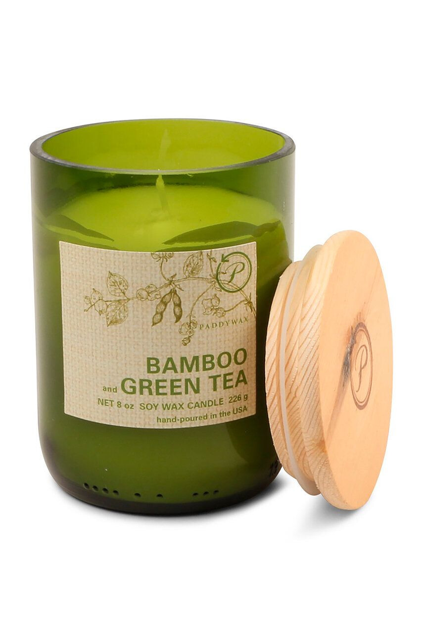 Paddywax Ароматна соева свещ Bamboo & Green Tea 226 g - Pepit.bg